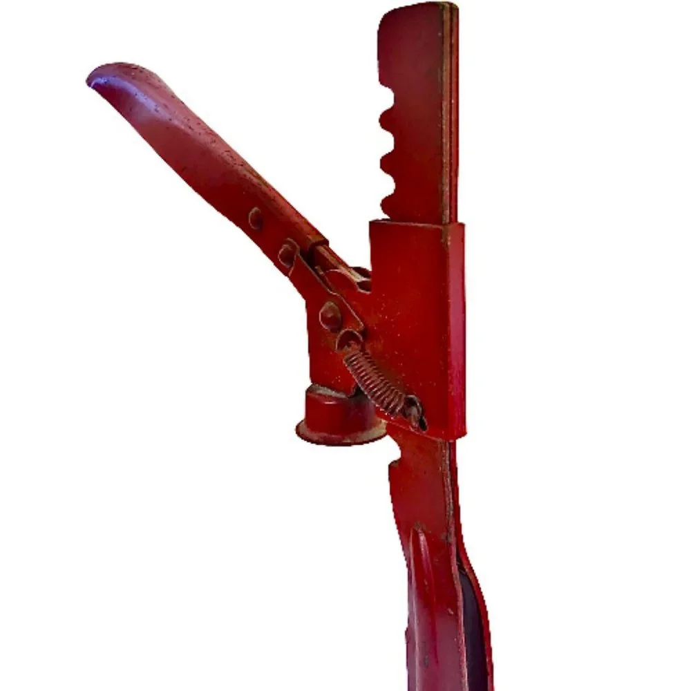 Red Vintage Metal Bottle Capper Cap Press Wine Corker Farm House Rustic Decor